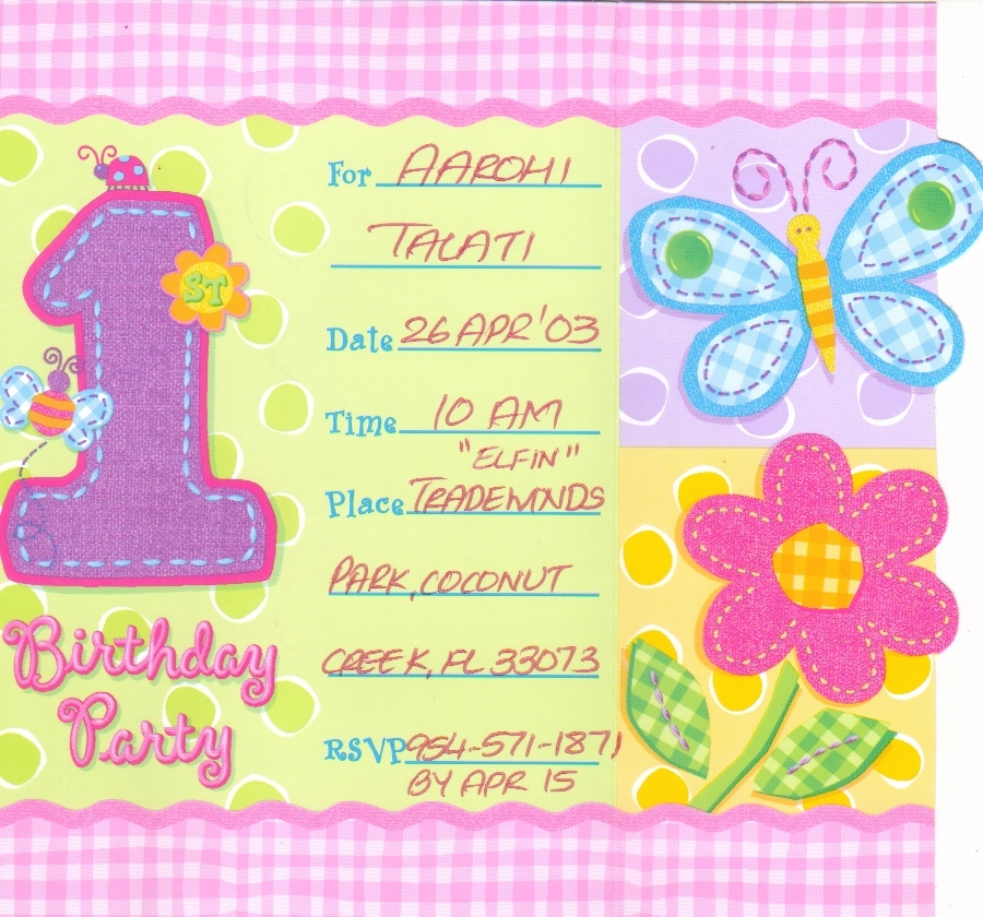 You are all invited to my party....