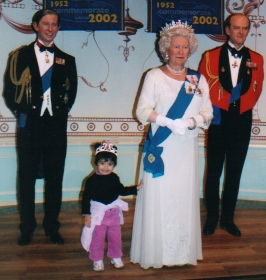 I am princess with crown....